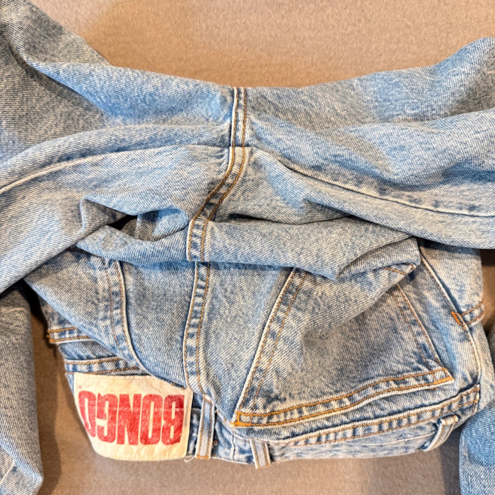 Vintage Bongo Jeans by Gene Montesano High Waist Tapered Made in USA size 9 - Picture 11 of 14